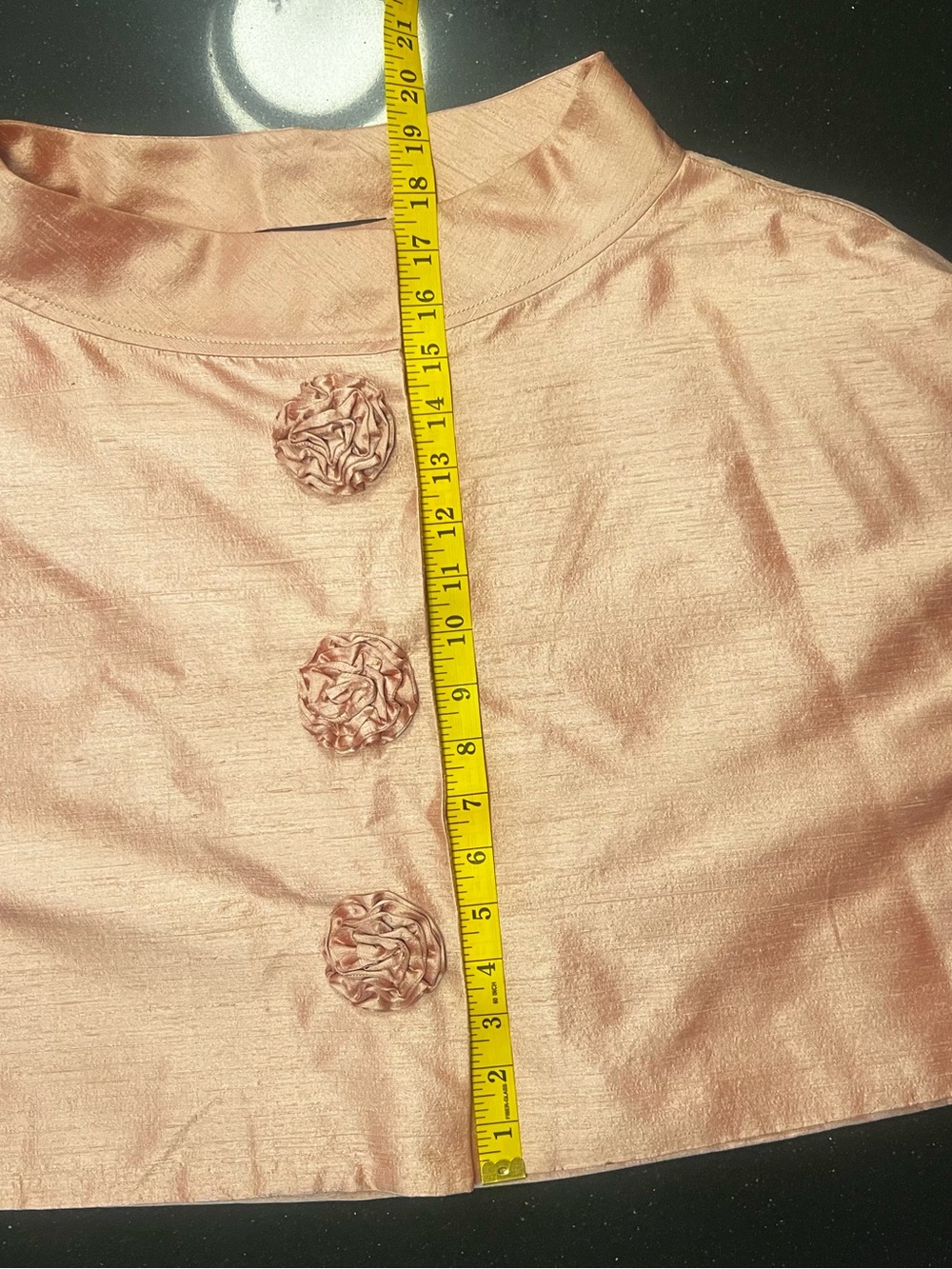 Ellen Tracy Rose Pink SilkTwo-Piece Skirt Set - Picture 13 of 16
